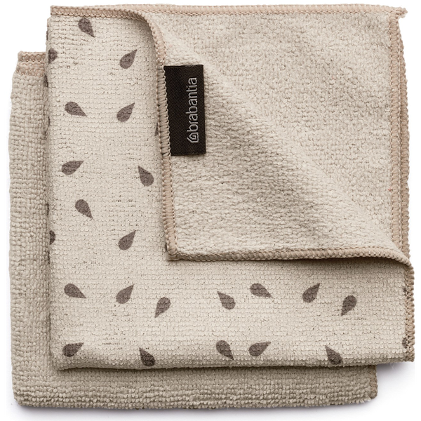 Brabantia SinkSide Microfibre Dish Cloths mikroszálas tisztítókendő, 2 db-os szett, világos bézs, 300x300 mm - 252068