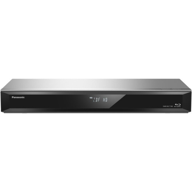 Panasonic (DMR-BCT765AG), Blu-ray felvevő (ezüst/fekete, 500 GB, WLAN, UltraHD/4K) (DMR-BCT765AG)