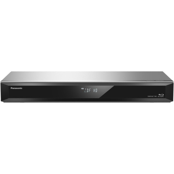 Panasonic (DMR-BCT765AG), Blu-ray felvevő (ezüst/fekete, 500 GB, WLAN, UltraHD/4K)