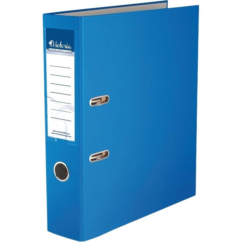 Victoria Basic iratrendező 75mm gerincvastagság, A4 kék (IDI75KN) (IDI75KN)