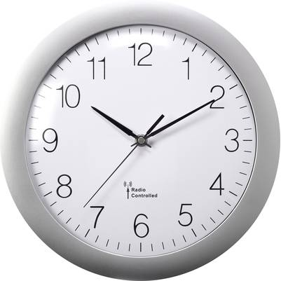 Rádiójel vezérlésű Falióra 300 mm x 56 mm Ezüst (MXP3601S) (MXP3601S)
