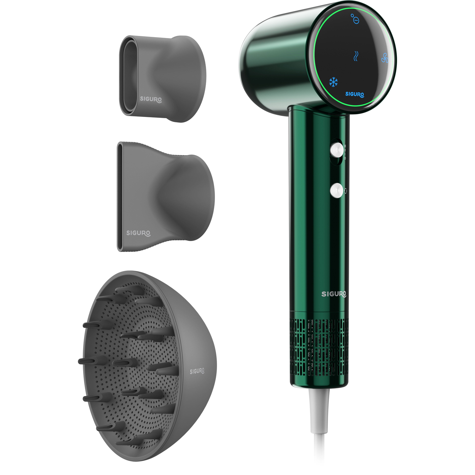Siguro HR-I551E Forest Flow Premium 1500W ionizáló hajszárító diffúzorral (SGR-HR-I551E)