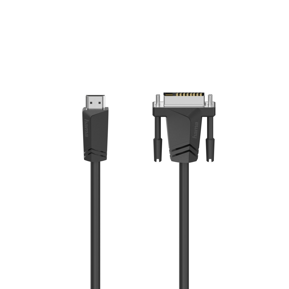 Hama 205018 HDMI 1.4 apa - DVI-D apa Kábel 1,5m - Fekete (205018)