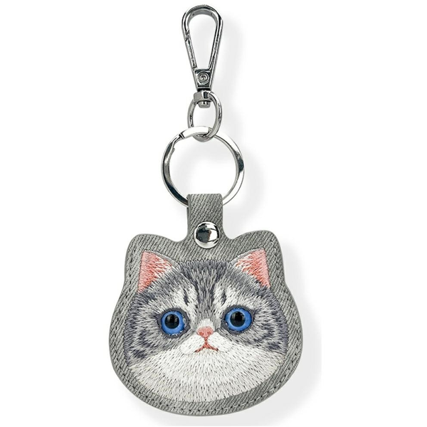 Llavero Airtag Para Rastreador Gps Nimmy Friends Chat Con Fijación Metálica