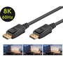 Goobay DisplayPort 1.4 - DisplayPort 1.4 Kábel 2m - Fekete
