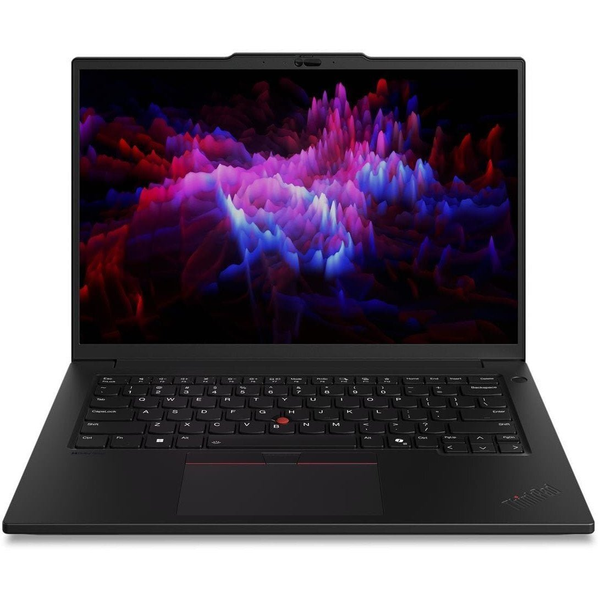 Lenovo ThinkPad P14s Gen 6 (Intel) Intel Core Ultra 7 255H Мобилна работна станция 36,8 см (14.5") WUXGA 32 GB DDR5-SDRAM 512 GB SSD NVIDIA RTX PRO 500 Blackwell Wi-Fi 7 (802.11be) Windows 11 Pro Немски Черен