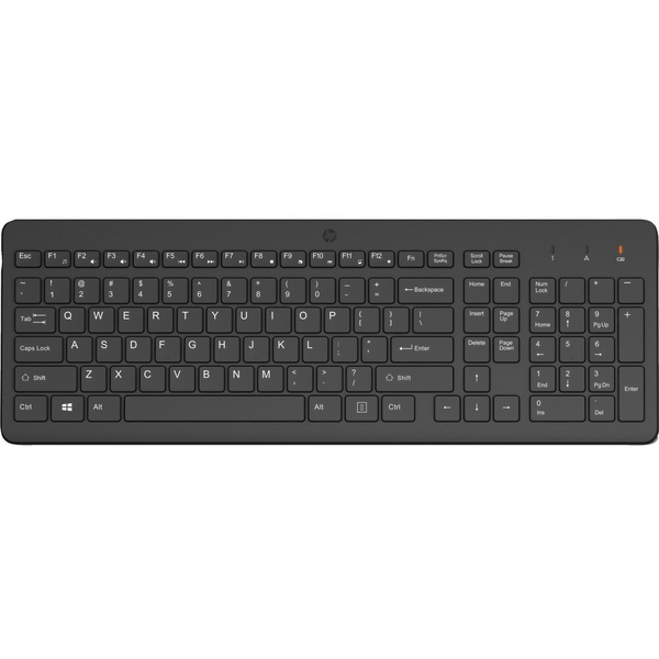 HP 225 Wireless Keyboard toetsenbord Universeel RF Draadloos Zwart