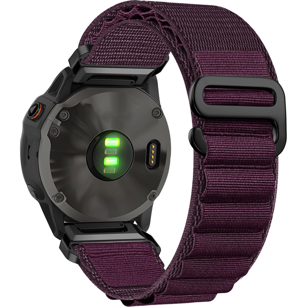 Eternico Alpine Look for Garmin QuickFit 22mm purple