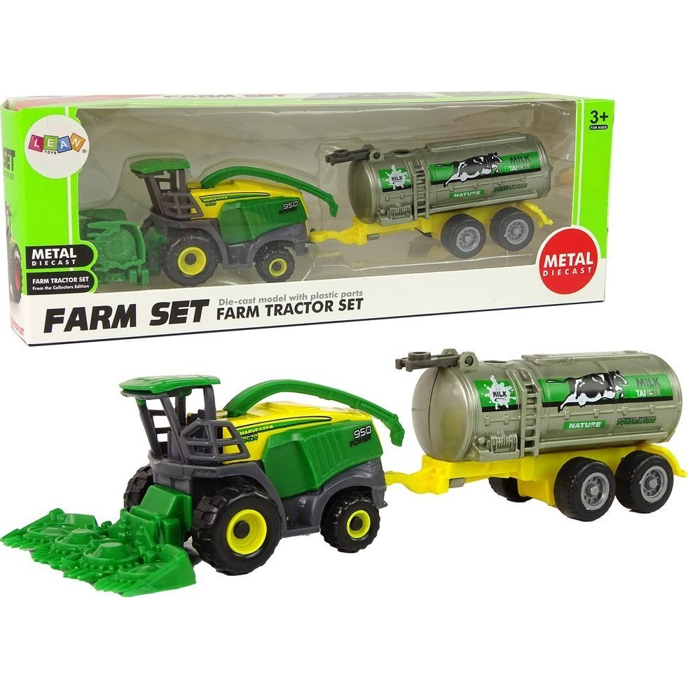 Műanyag Mezőgazdasági Jármű Zöld Sárga 14824 (14824)