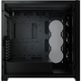Компютърна Кутия за компютър Corsair iCUE 5000X RGB Tempered Glass, Mid-Tower, Без захранващ блок, ATX, Black