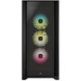 Компютърна Кутия за компютър Corsair iCUE 5000X RGB Tempered Glass, Mid-Tower, Без захранващ блок, ATX, Black