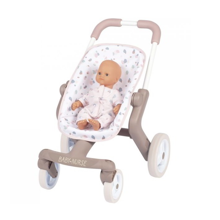 Smoby Baby Nurse: Játék babakocsi bolygó kerekekkel (7600251218)
