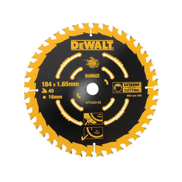 Kotúč na drevo DeWalt 184x16x40T DT10303-QZ