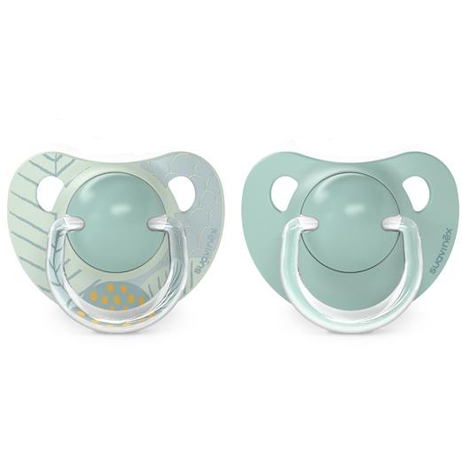 Suavinex Dreams, anatómiai, 18 hónapos kortól, 2 db, zöld (8426420083263)