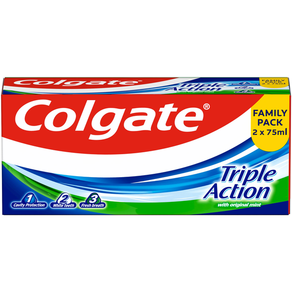 Colgate Triple Action 2× 75 ml