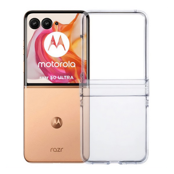 Műanyag telefonvédő ÁTLÁTSZÓ Motorola Razr 50 Ultra 5G (XT2451-3) "Gigapack csomagolás" (GP-163446)