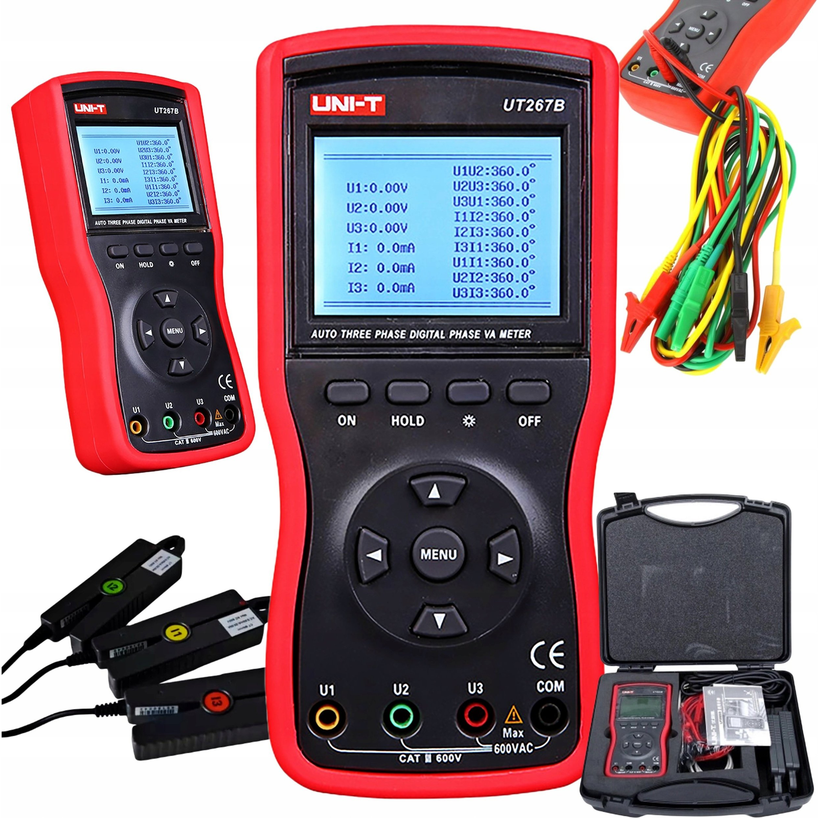 Uni-T UT267B Háromfázisú Elektromos Mérőműszer (MIE0492)