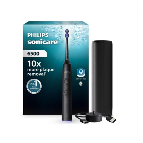 Philips Sonicare 6500 series HX7411/10 elektrisk tandbørste Voksen Sonisk tandbørste Sort