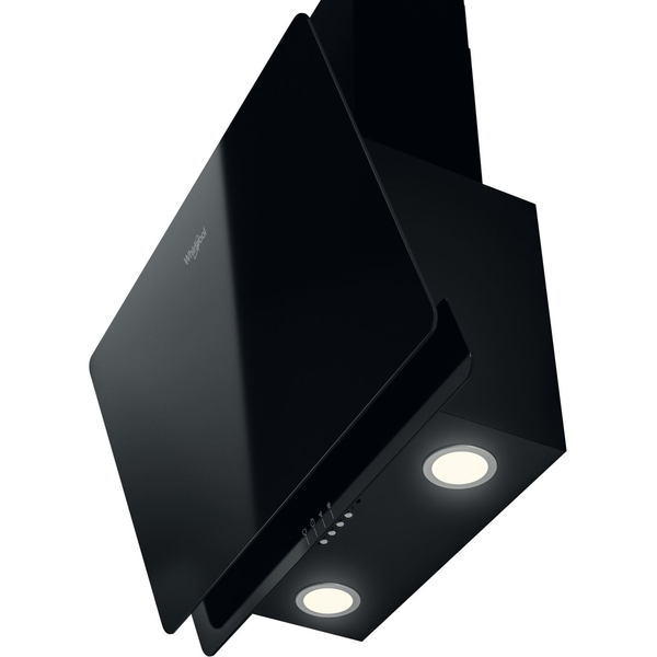 Hota, Whirlpool, 59.8 cm, 375 m3/h, Negru