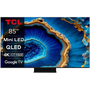 TCL C80 Series 85C805 телевизор 2,16 м (85") 4K Ultra HD Smart TV Wi-Fi Черен 1500 cd/m²