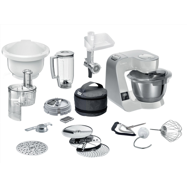 Bosch MUM5XL72 kuchynský robot 1000 W 3,9 L Šedá, Strieborná Vstavaná stupnica