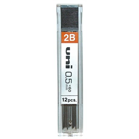Uni UL-1405 2B Grafitbél - 0.5mm / Fekete (12 doboz) (UL-1405 2B)