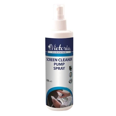Victoria Tisztítófolyadék, képernyőhöz, antisztatikus, pumpás, 250 ml (AWSCS250CORW) (AWSCS250CORW)