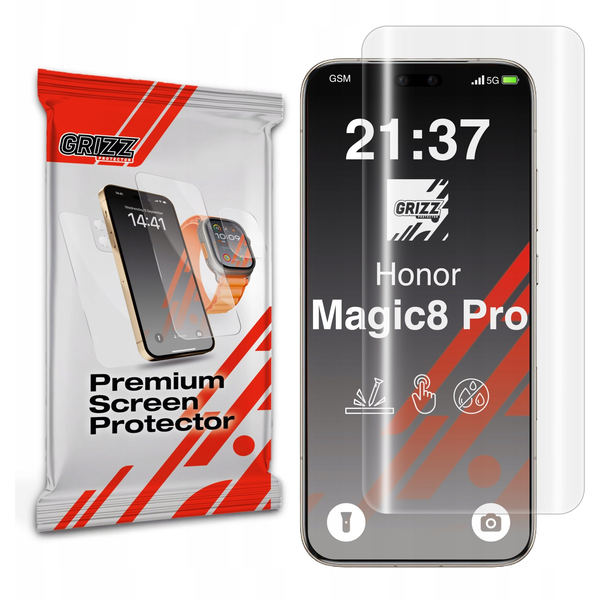 Folia hydrożelowa GrizzGlass Hydrofilm do Honor Magic8 Pro