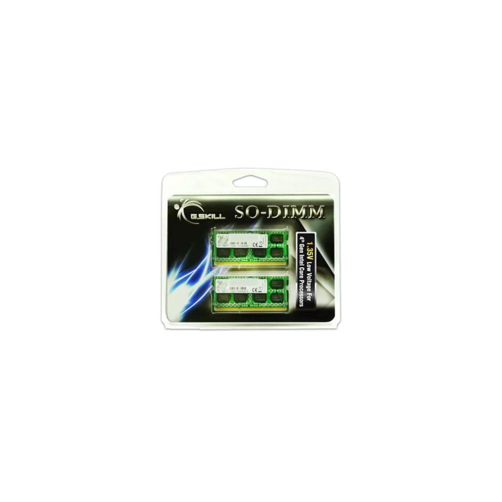 G.Skill 8GB 1600MHz DDR3L Notebook RAM CL11 Dual Channel (2x4GB) (F3-1600C11D-8GSL)