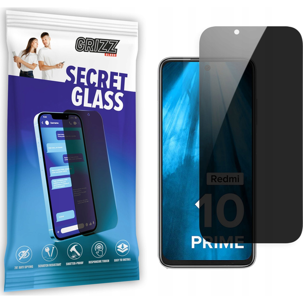  GrizzGlass Szkło prywatyzujące GrizzGlass SecretGlass Xiaomi Redmi 10 Prime 2022