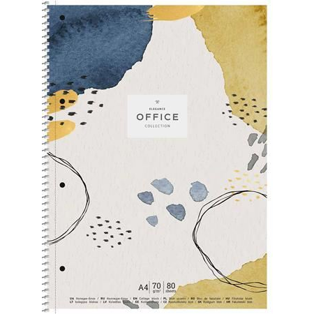 Shkolyaryk Office collection spirálfüzet A4+, kockás, 80 lap (A4-080-6507K) (A4-080-6507K)