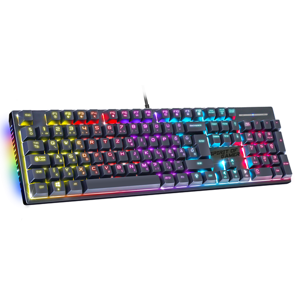 Spirit of Gamer XPERT K250 Mechanikus Vezetékes Gamer Billentyűzet HUN - Fekete (CLA-XK250BK)