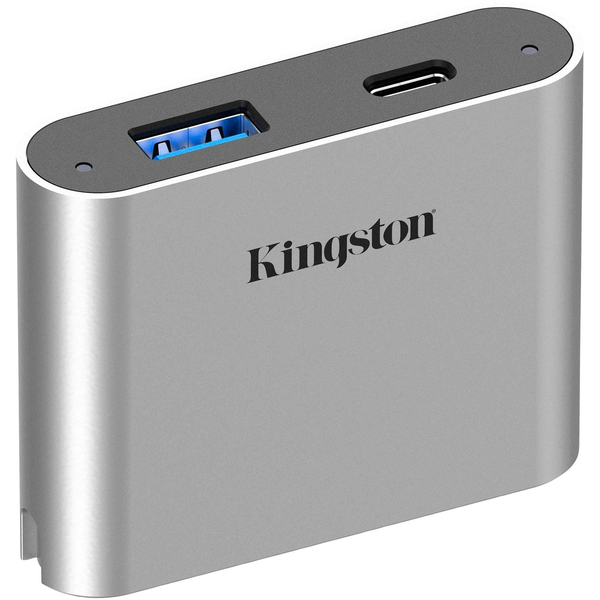 Kingston Technology WFS-USB hub di interfaccia USB 3.2 Gen 1 (3.1 Gen 1) Type-C 5000 Mbit/s Argento