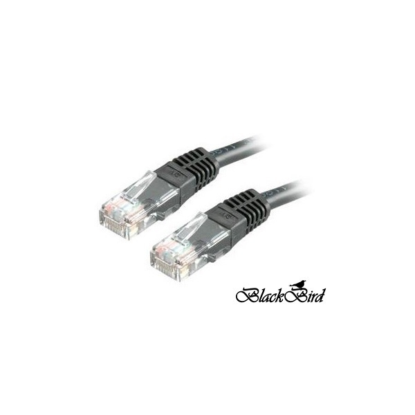 BLACKBIRD Kábel Patch UTP CAT.6 20m Fekete (BH1518)