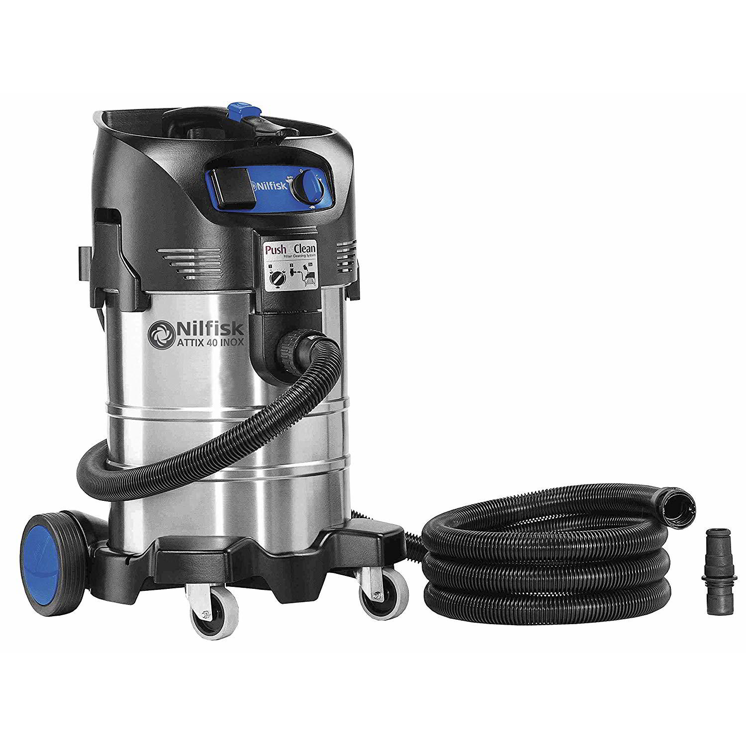 Nilfisk ATTIX 40-21 PC Nedves-Száraz Porszívó - Inox (302003415)