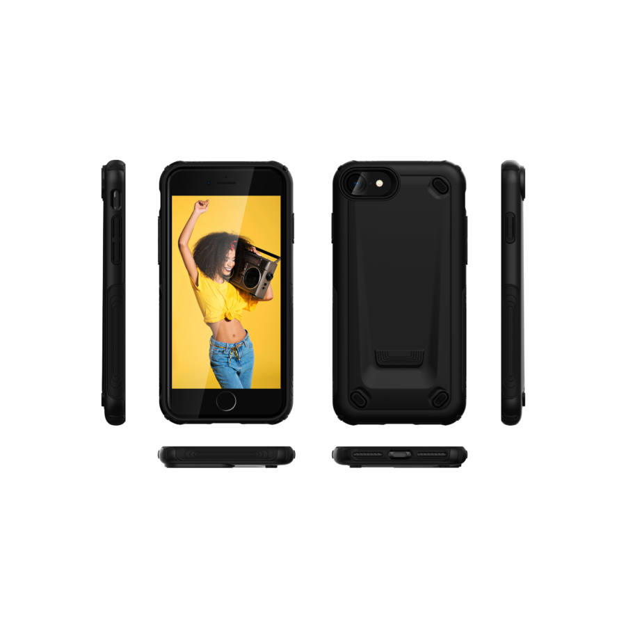 BlackBird BH944 Armour Apple iPhone 7/8 Védőtok - Fekete (BH944)