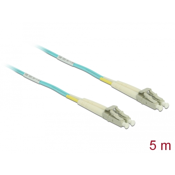 Delock Kábel, optikai szálas LC > LC többszörös OM3, 5 m (86561) (86561)