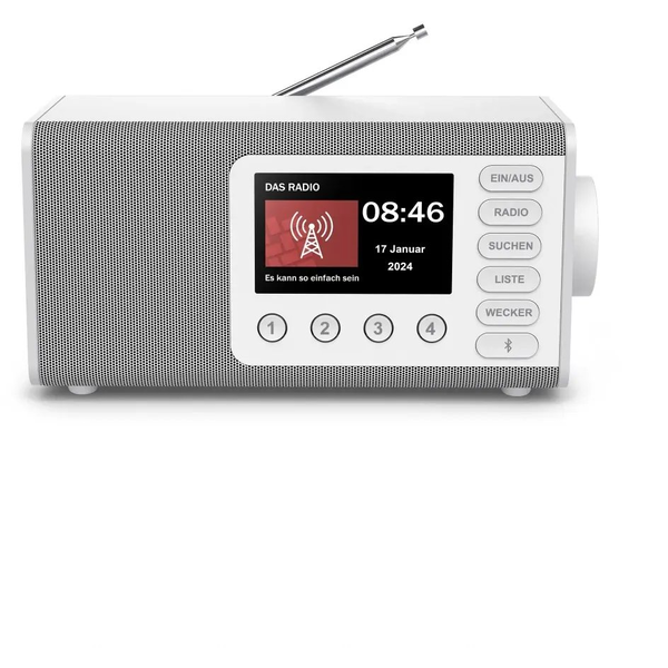 Hama DR1001 Persoonlijk Digitaal Wit