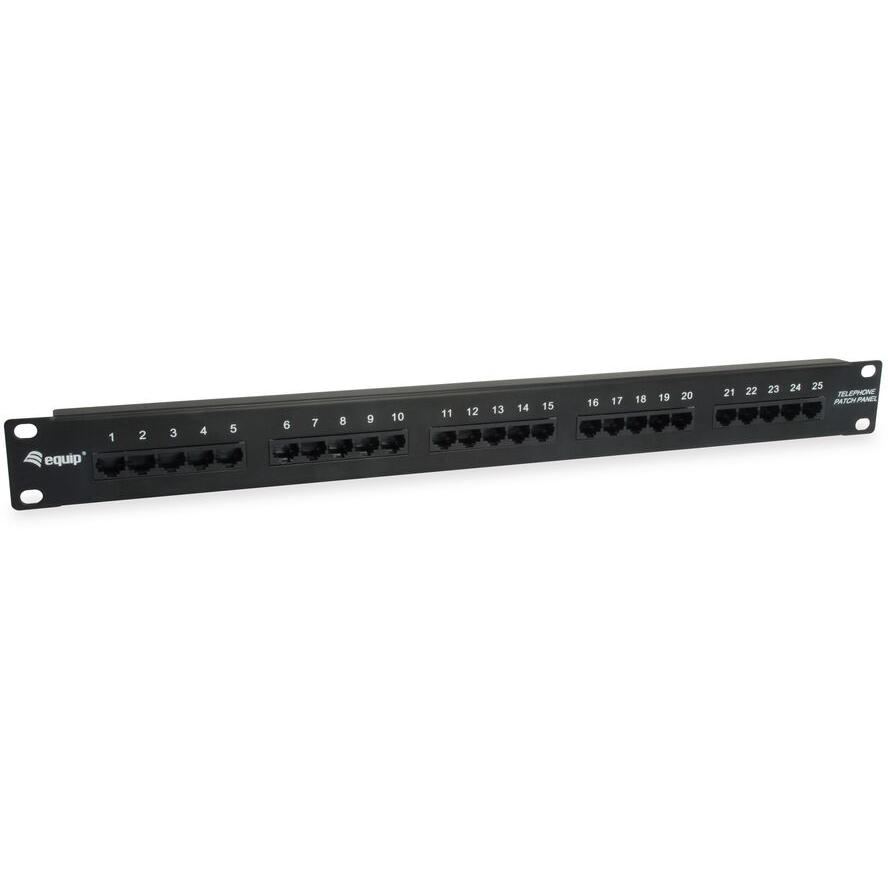 Equip Patchpanel 25x RJ45 Cat3 19