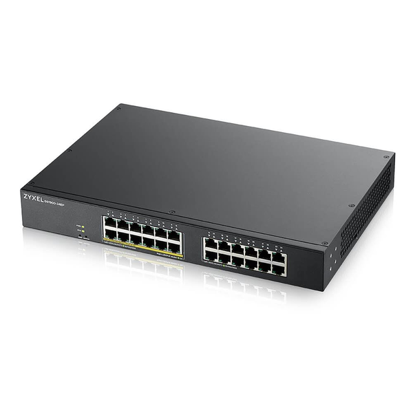 Zyxel GS1900-24EP Administreret L2 Gigabit Ethernet (10/100/1000) Strøm over Ethernet (PoE) Sort