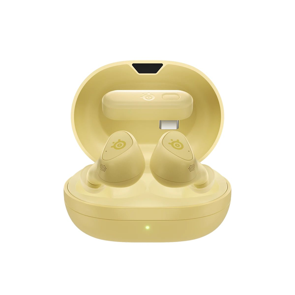 Слушалки SteelSeries Arctis GameBuds Yuzu — 61711, жълти