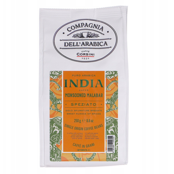 Compagnia Dell` Arabica India Monsooned Malabar 250 g szemes kávé