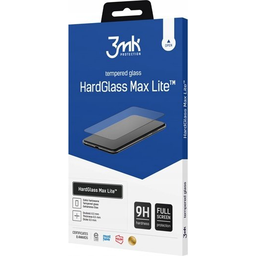 Sklo pro Motorola Moto G55 5G - 3mk HardGlass Max Lite Black
