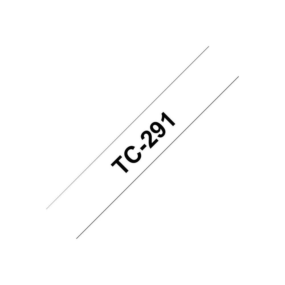 Brother TC-291 címkéző szalag Fehéren fekete (TC291)