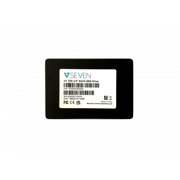 Solid-State Drive, V7, SSD, SATA III, 2TB, 2.5", 520 MB/s, 560MB/s, TLC, 7 mm, Черен