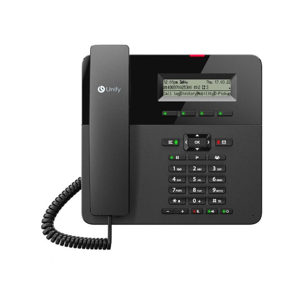Unify OpenScape CP210 Asztali telefon Fekete