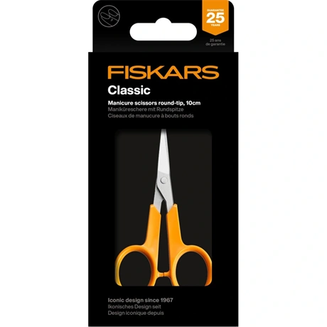 FISKARS CLASSIC Nožnice na nechty 10 cm / nerezová oceľ (6. generácia)