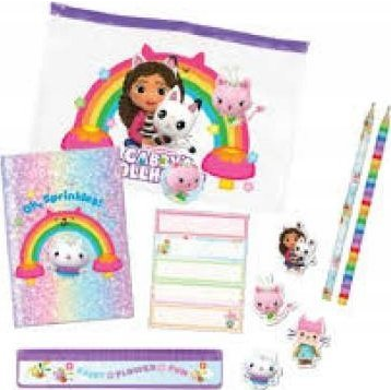 Smoby Gabi babaháza Töltött cipzáras Tolltartó készlet lányoknak - Mintás