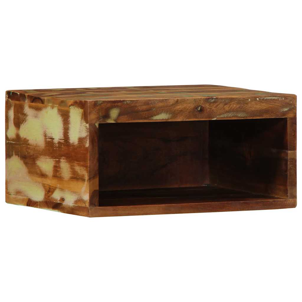 2 db tömör újrahasznosított falra szerelhető TV-szekrény (4017471)