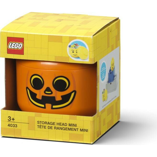 LEGO 40330804 Room Copenhagen Halloween Tökfej Tároló doboz 2,0L - Narancs (40330804)